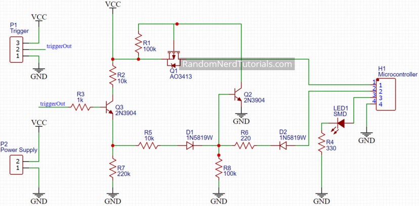 Auto Power Off Latching Power Circuit Schematic Design