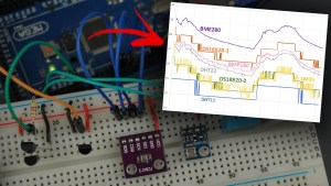 DHT11 vs DHT22 vs LM35 vs DS18B20 vs BME280 vs BMP180 Temperature Sensors