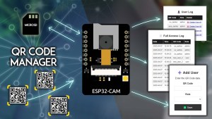 ESP32-CAM QR Code Reader User Management System (Web Server)