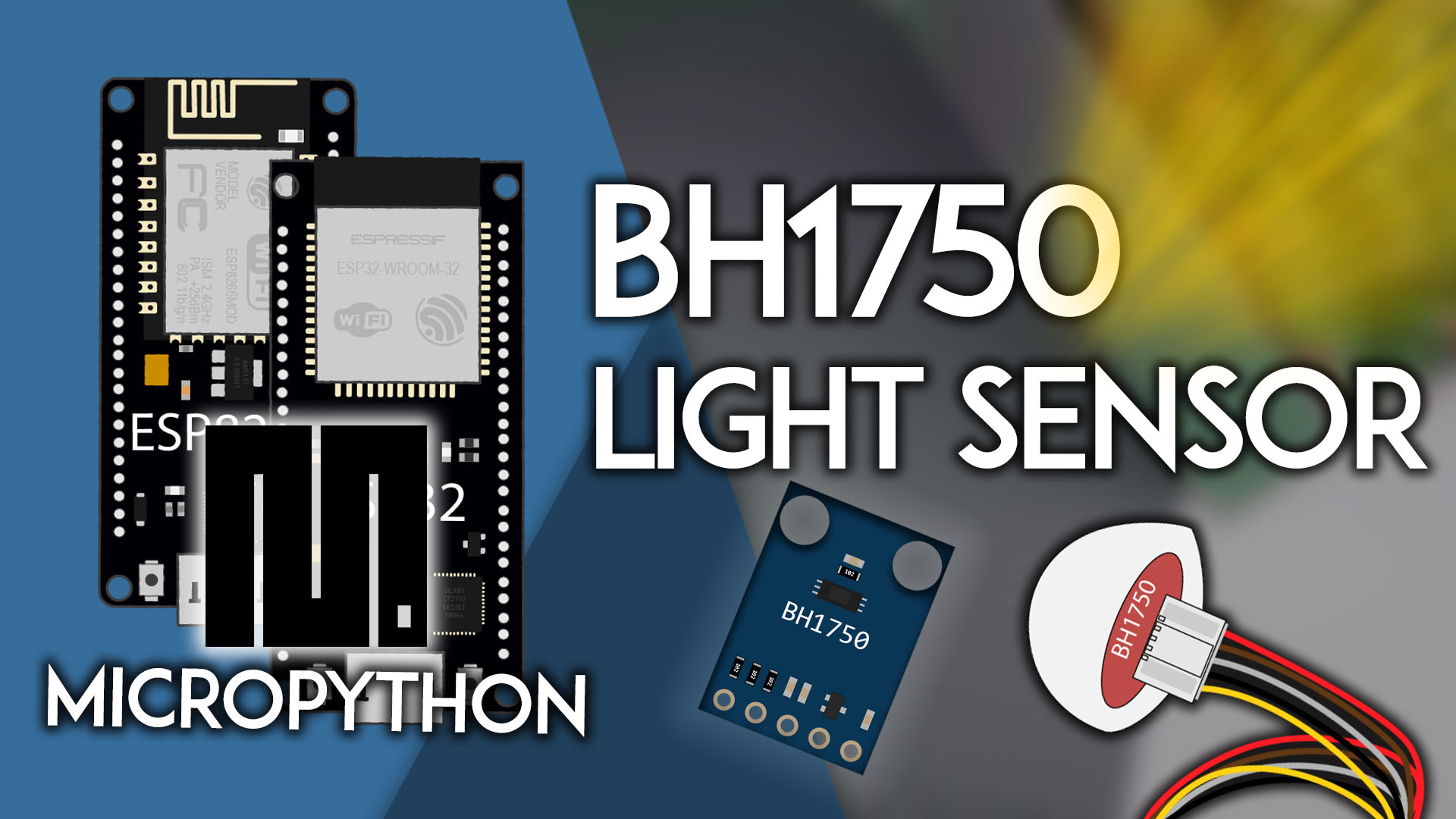 MicroPython BH1750 Ambient Light Sensor with ESP32 ESP8266 NodeMCU