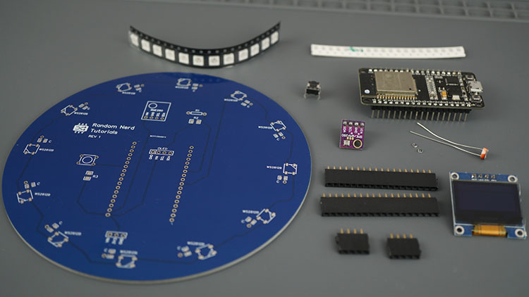 ESPCB Weather Station Interface Shield Components Parts Required