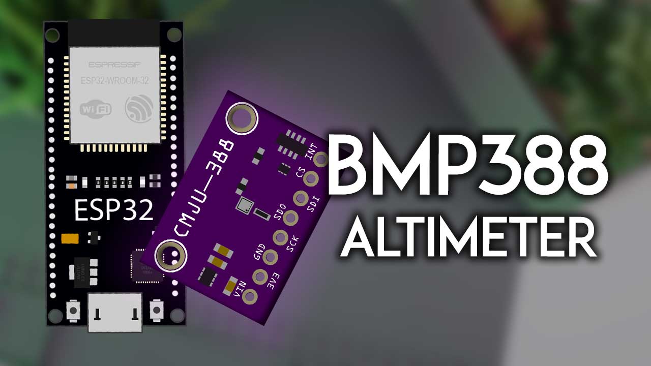 ESP32 with BMP388 Barometric Altimeter Sensor Arduino IDE