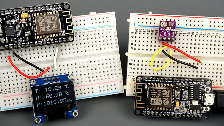 Parts required for ESP8266 Client-Server Communication