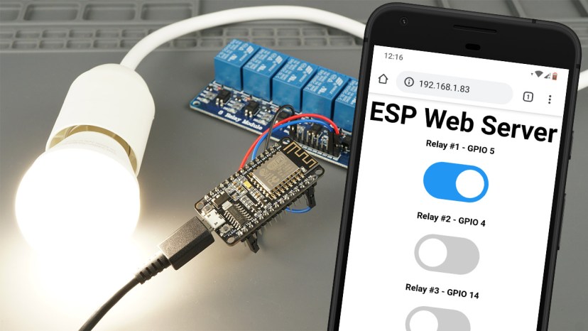 ESP8266 Relay Module - Control AC Appliances (Web Server)