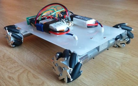 mecanum wheel robot bluetooth