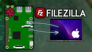 Transfer Files to and from Raspberry Pi using FileZilla FTP Mac OS computer