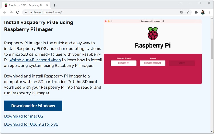 Raspberry Pi Imager Download