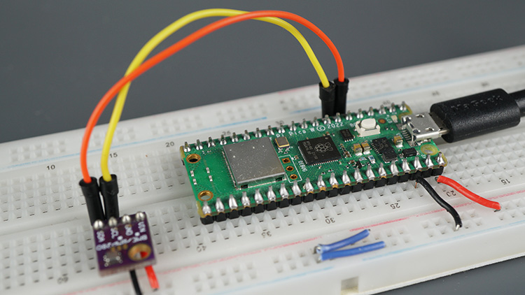 Raspberry Pi Pico Circuit BME280 Temperature Humidity Pressure