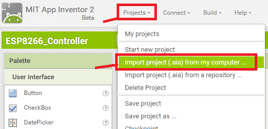 aia file import