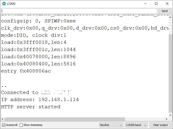 Async ElegantOTA Get ESP IP Address Serial Monitor
