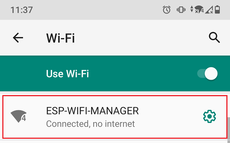 ESP32 board Wi-Fi Manager Access Point web server SSID password
