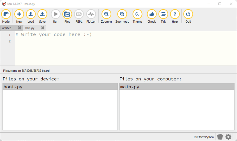 Mu Editor Files