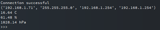 Sensor readings via email micropython shell